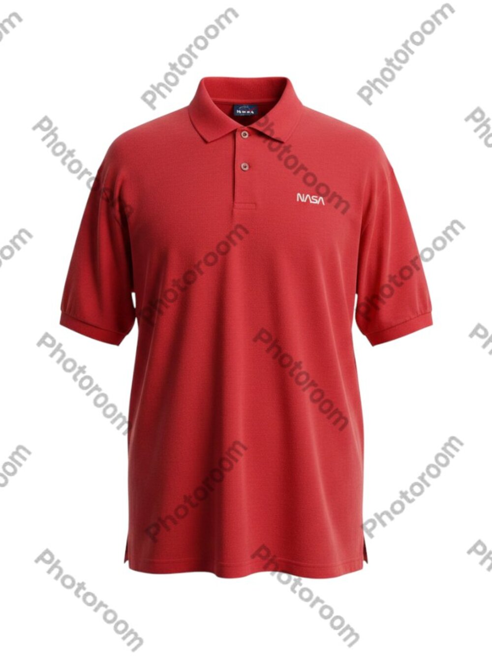 Jostens Men's NASA Red Polo Shirt M